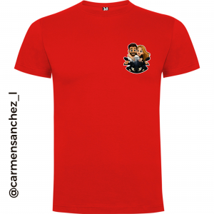 CARMENSANCHEZ_L CAMISETA Roja Ruta por Estados Unidos