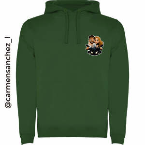 CARMENSANCHEZ_L SUDADERA Verde Ruta por Estados Unidos